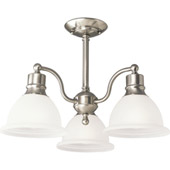 Traditional Madison Semi Flush Ceiling Light Fixture - Progress Lighting P3663-09