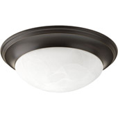 Alabaster Glass Flush Mount Ceiling Light Fixture - Progress Lighting P3697-20
