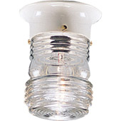 Classic/Traditional Utility Lantern Outdoor Flush Mount Ceiling Fixture - Progress Lighting P5603-30