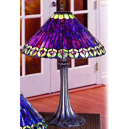 Great Gifts Lamps Purple, Purple Stained Glass Lamp