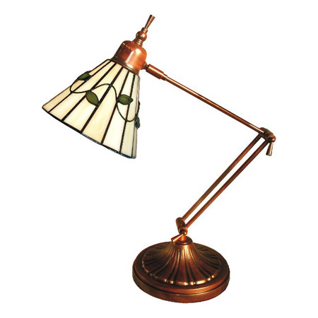 Paul Sahlin Tiffany 881-VN Adjustable Vine Desk Lamp