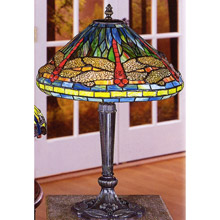 Paul Sahlin Tiffany 421 Dragonfly Table Lamp