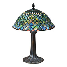 Paul Sahlin Tiffany 955 Tiffany Fishscale Table Lamp