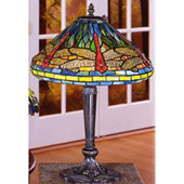 Tiffany Dragonfly Table Lamp - Paul Sahlin Tiffany 421