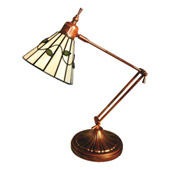 Tiffany Adjustable Vine Desk Lamp - Paul Sahlin Tiffany 881-VN