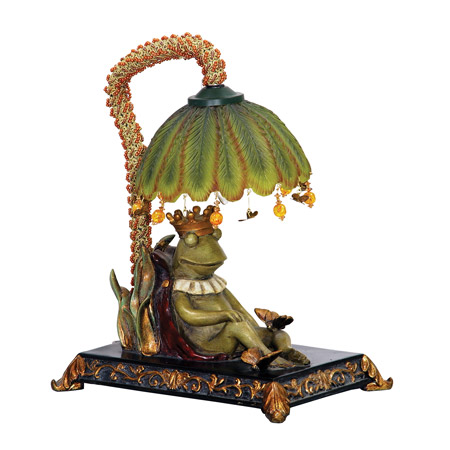 ELK Home 91-740 Royal Frogs Sleeping King Frog Mini Accent Lamp