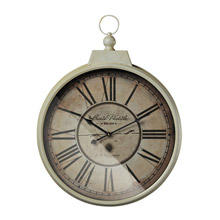 ELK Home 118-042 Carte Postal Clock With Antique Cream Metal Frame