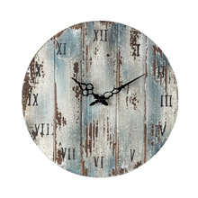 ELK Home 128-1008 Roman Numeral Wooden Outdoor Wall Clock