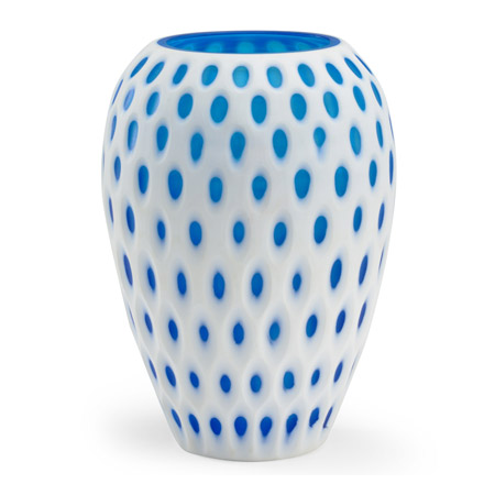 Wildwood 301238 Callie Small Blue and White Vase