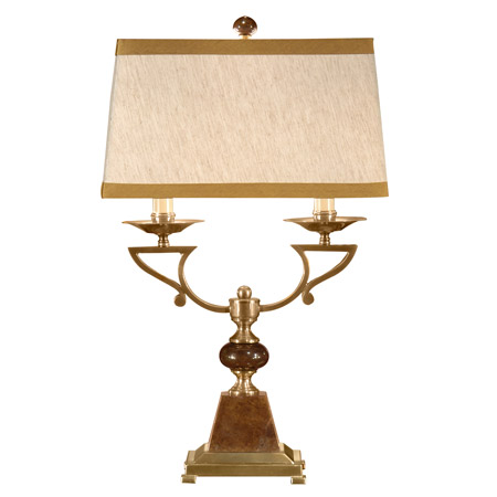 Wildwood 9213 Marble In Arms Table Lamp