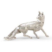 Wildwood 391013 Silver Fox Statue