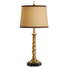 Wildwood 46866 Rope Twist Candlestick Table Lamp