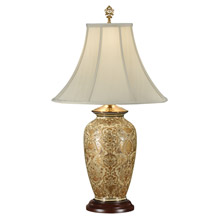 Wildwood 9044 Gold Damask Table Lamp
