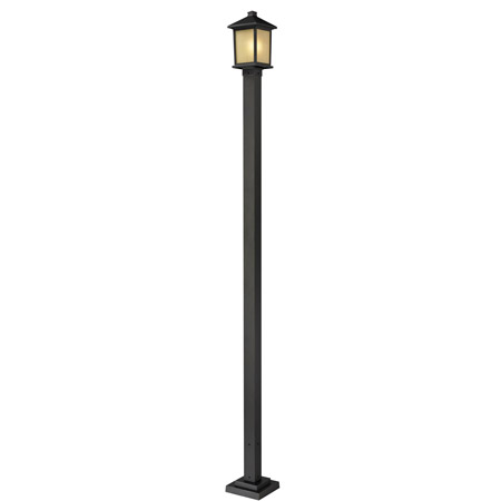 Z-Lite 537PHM-536P-ORB Holbrook Outdoor Complete Post Light Fixture