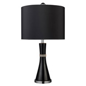 Black Finished Table Lamps