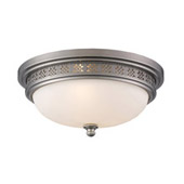 Pewter Close-to-Ceiling Light Fixtures